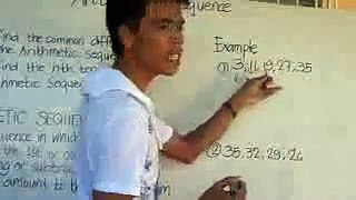 TUTORIAL ON Arithmetic sequence by Ronel Castillo