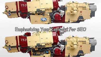 Emphasizing Your Keyword For SEO