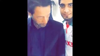 Imran Khan At Heathrow Airport B4 Flying Back To Pakistan