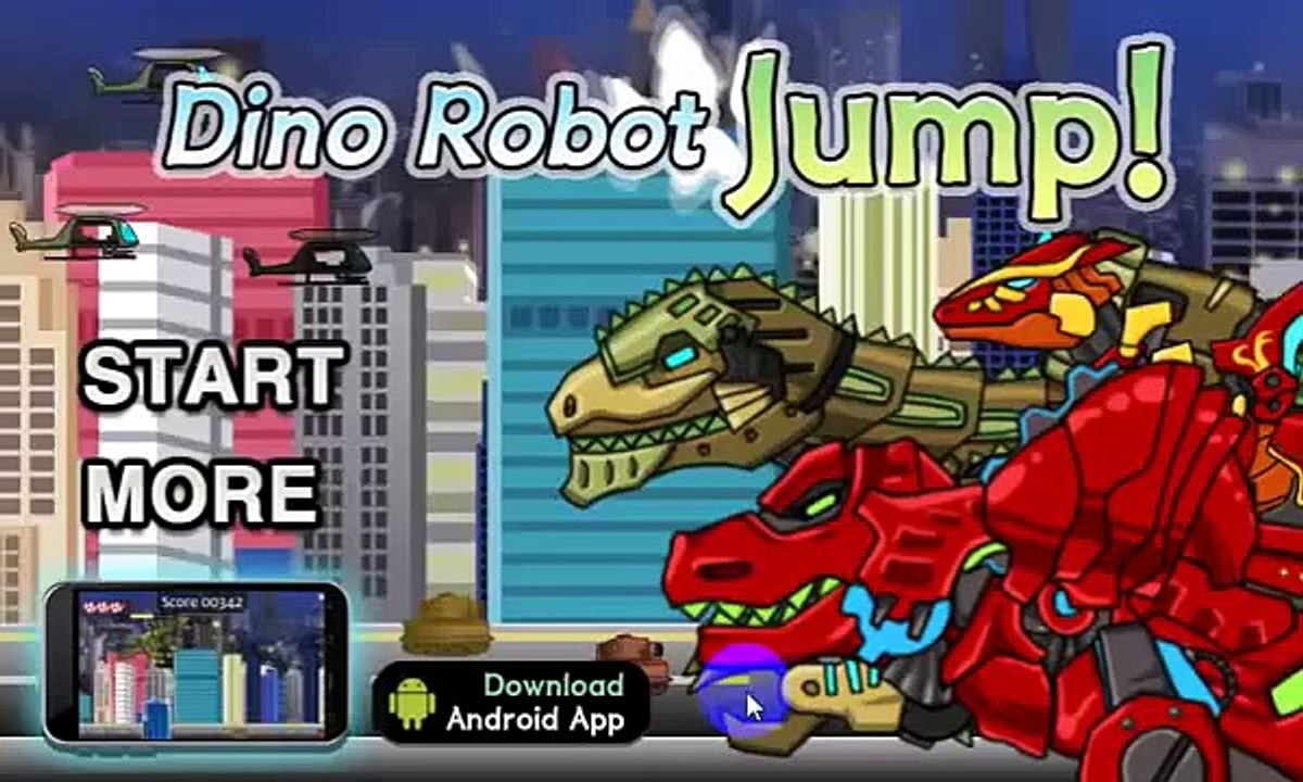 GAME NGƯỜI MÁY BIẾN HÌNH SIÊU NHÂN VÀ KHỦNG LONG  DINO ROBOT JUMP