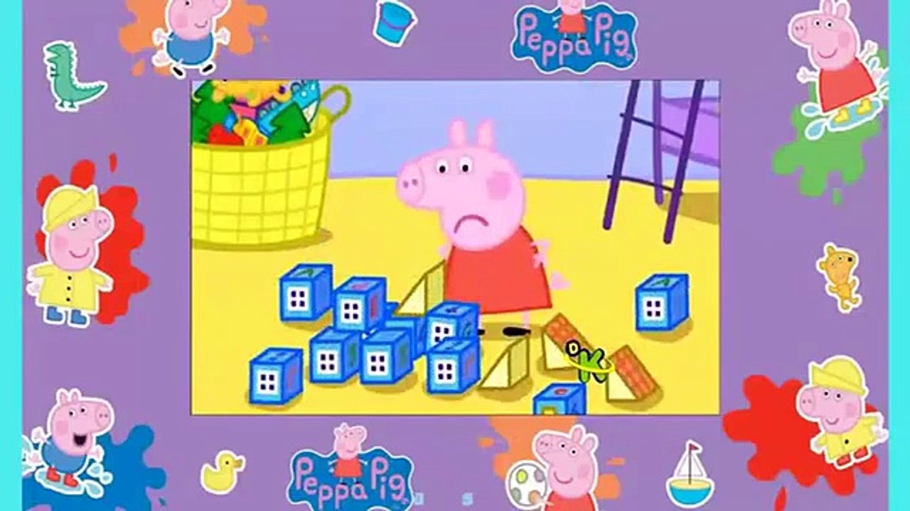 Peppa Pig Pull Along Wobbily Train Nickelodeon Weebles Wobbly