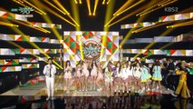 HD l 150911 Girls' Generation-SNSD with Red Velvet - Lion Heart NO . 1 @ Music Bank