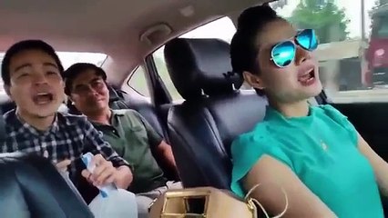 Gái xinh vừa lái xe vừa hát Nắng Ấm Quê Hương cực đỉnh