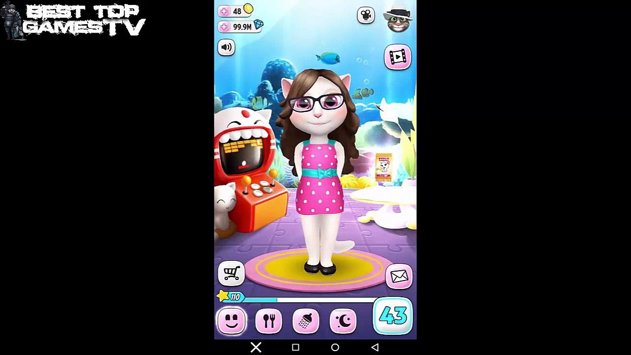 My Talking Angela Great Makeover My Talking Tom Episode Full Game for Children HD