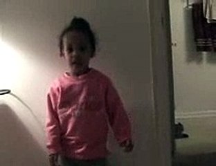 Nia singing and dancing to Mary Jane by Rick James age 3
