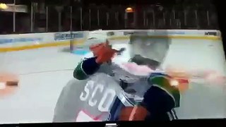 NHL 11 fist fight