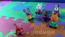 Peppa Pig en français. Peppa Cochone peind. Peppa avec ses amis ont la compétition