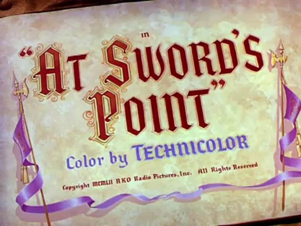 At Sword's Point (1952) title sequence