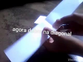 Como fazer uma Shuriken de Papel-Origami