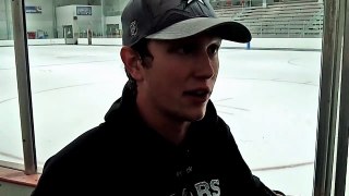 Postgame Interview, Cole Ully.  Traverse City NHL Prospects Tournament, 9-11-2015.
