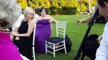 Clever dog brings the Bride and Groom their rings at wedding