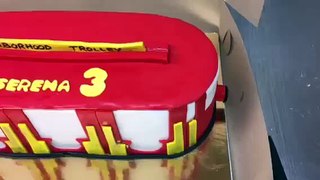 Serena's trolley birthday cake at Di Bella