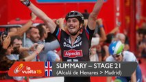Summary - Stage 21 (Alcalá de Henares / Madrid) - Vuelta a España 2015