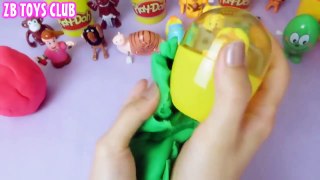 Play Doh Peppa pig Kinder surprise eggs Mickey Mouse 9