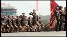North Korea vs South Korea Marching Girls