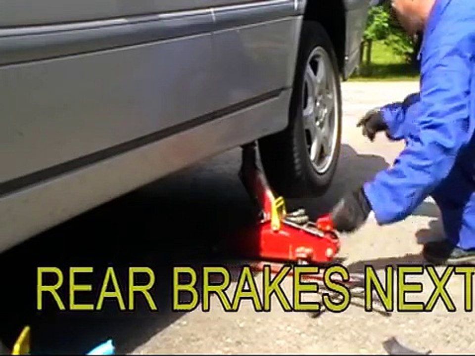 Mercedes W202 CDI Brake Service