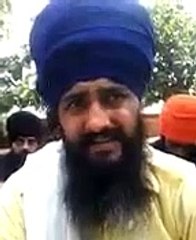 Bhai Sukhjit Singh Khose speaking regarding Gurdwara Sahib demolished in Pathankot