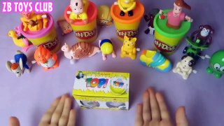 Play Doh Peppa Pig Kinder surprise eggs Mickey Mouse 11