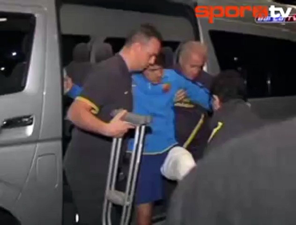 David Villa taburcu oldu!