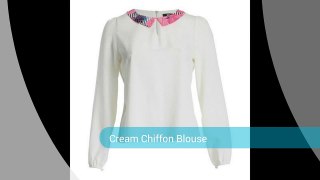 Cream Chiffon Blouse