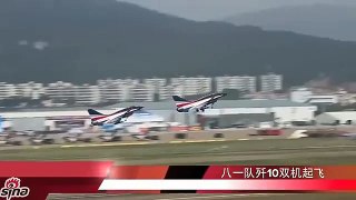 Magnificent performance of China Fighter Jet  J-10 （ 歼-10） on China Air Show, 2012