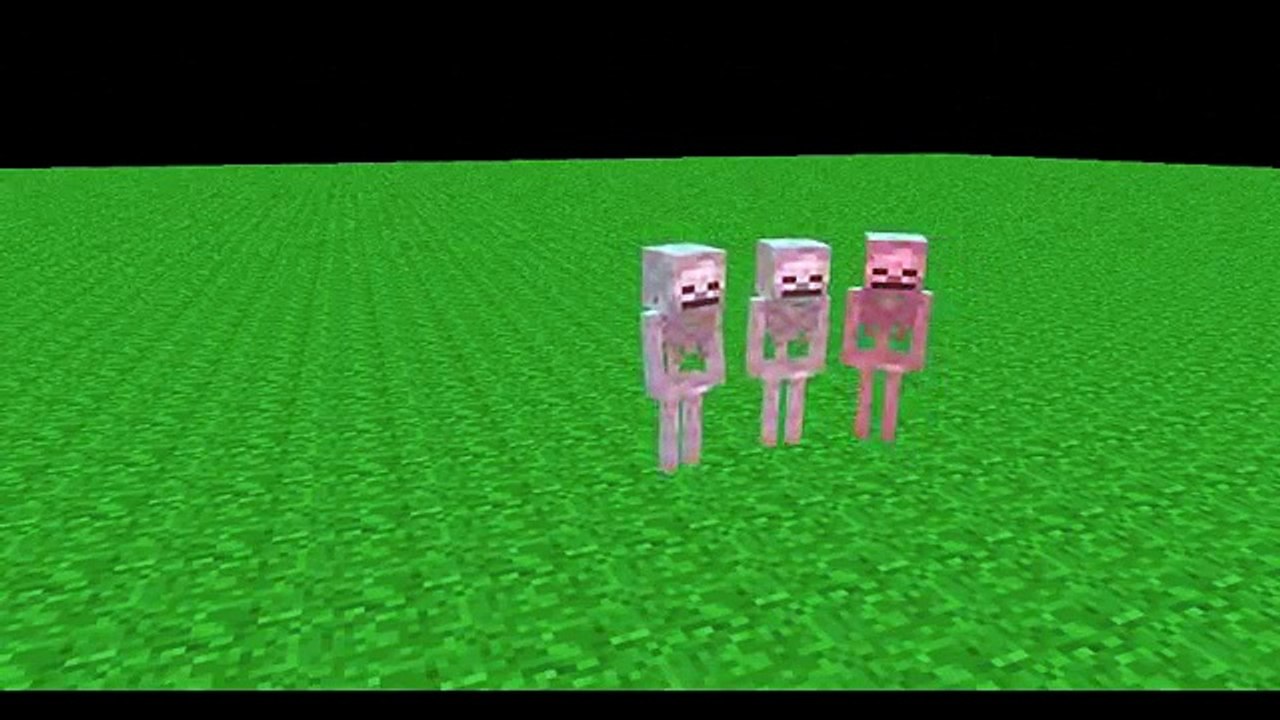 Spooky Scary Skeletons Minecraft Animation By QProJoeQ