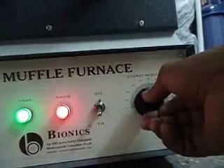 1100°C Muffle Furnace Working Video