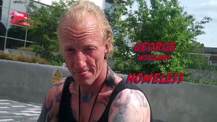 HOMELESS MAN GOERGE WILLIAMS,INTERVIEW WITH UNCLE DRUMMER AKA THE VOICE OF SOUTH 2014.