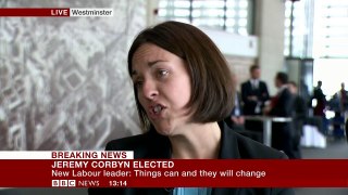 Scottish Labour's Kezia Dugdale on new Labour leader Jeremy Corbyn (12Sept15)