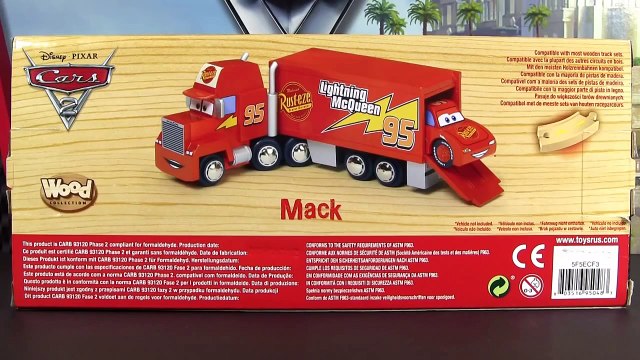 Cars 2 Mack Hauler Truck Wood Collection ToysRUS Semi