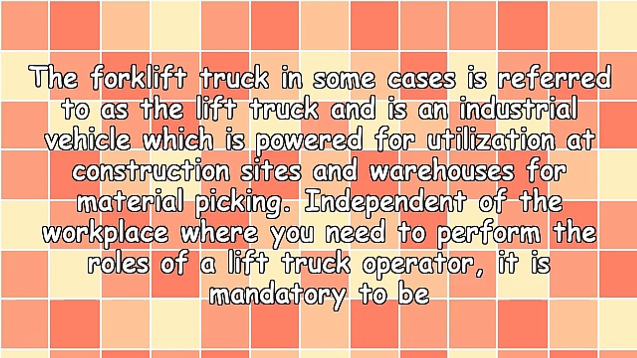 Importance Of Having A Forklift Certification