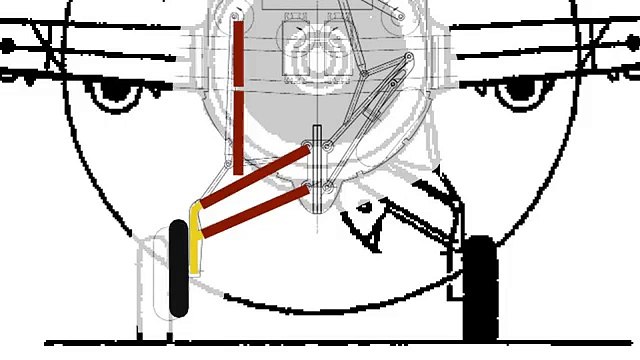 Grumman F4F Wildcat Landing Gear Simulation