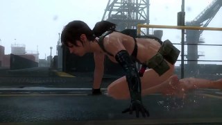 MGSV TPP Quiet Playing in the Rain