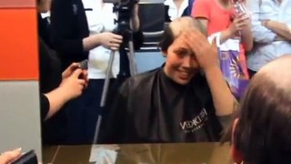 Kate & Carey shave their heads