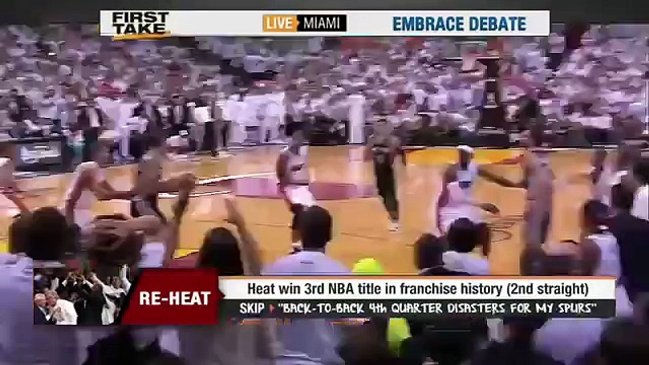 First Take - Skip Bayless is devastated Lebron wins again