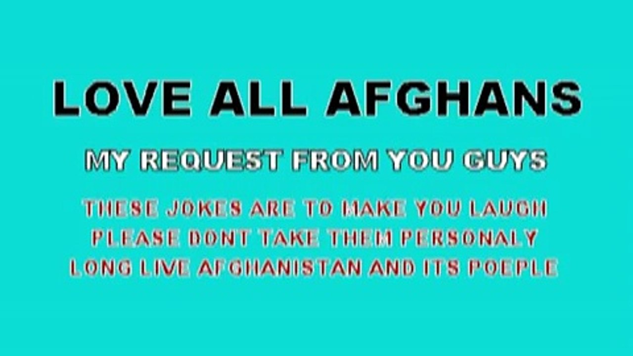 Afghan Jokes Paqane Sia Video Dailymotion