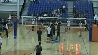 WolfPack Volleyball Kevin Tillie hit a X ball
