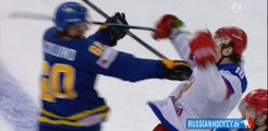 ZNAROK vs. GRÖNBORG (Beef during the Ice Hockey Match Sweden - Russia) Gronborg