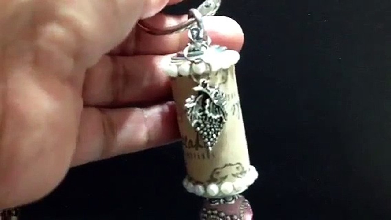 My Wine Cork Keychains