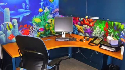 Dream Cubicle, Cubicle Wallpaper, Office Decor