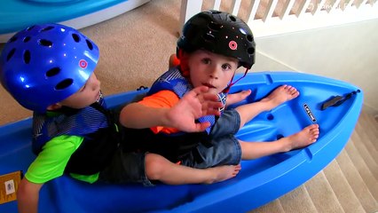 Kayaking Down the Stairs