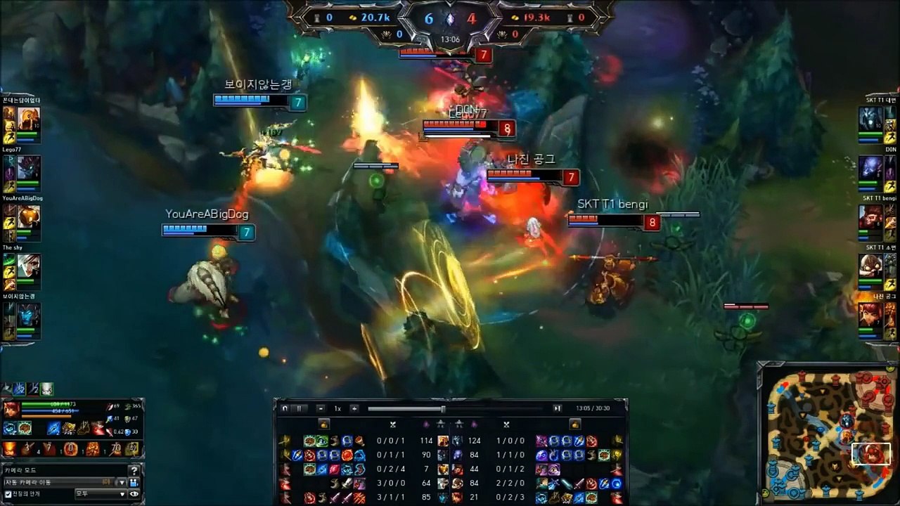 LOL,Korea Challenger Match League of Legends#3 더샤이 리븐핵캐리