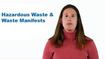 Hazardous Waste and Waste Manifests