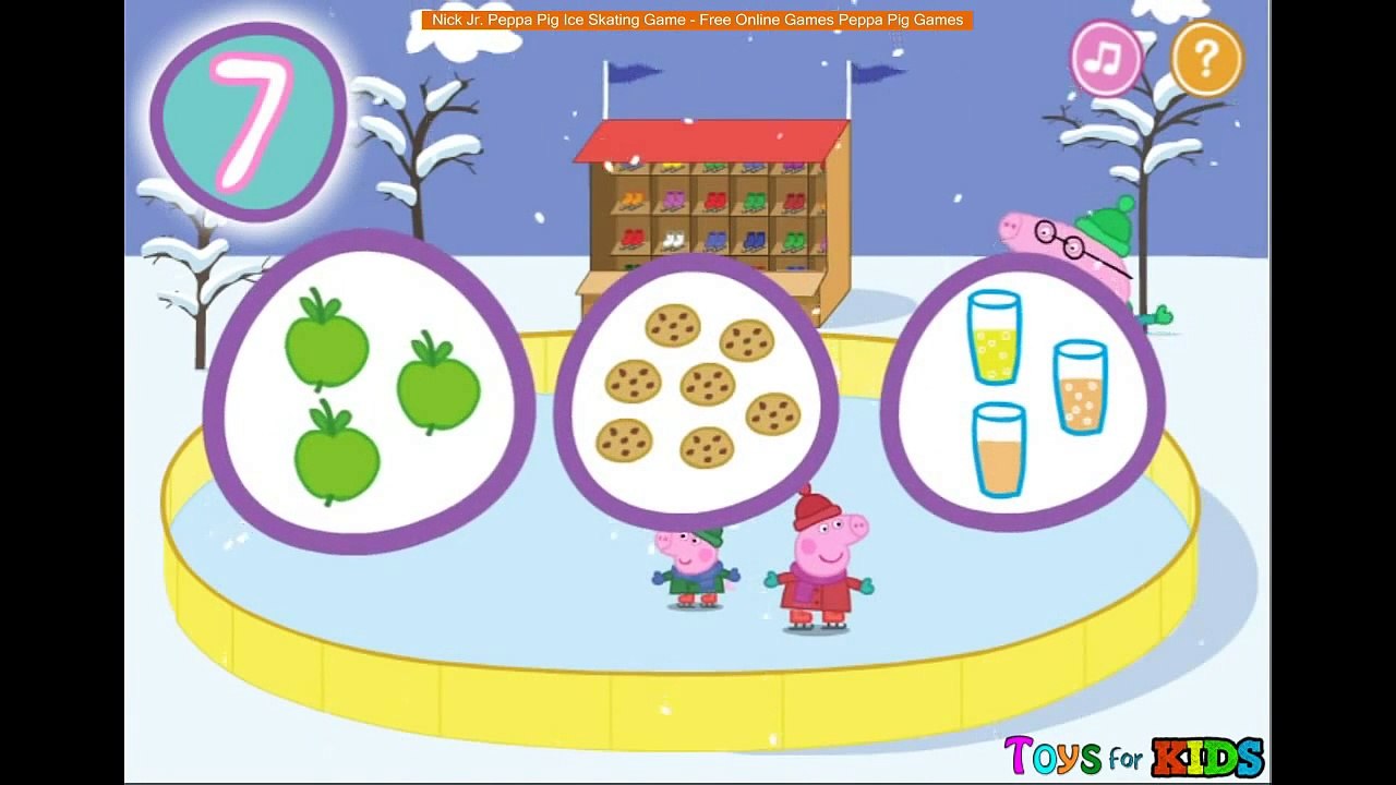 Nick Jr. Peppa Pig Ice Skating Game - Free Online Games Peppa Pig Games