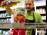 Receta Lluís Penyafort: Hummus de alubias con remolacha
