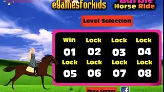 Barbie Horse Ride - Cartoon Full Episodes - baby games - Baby and Girl games and cartoons
