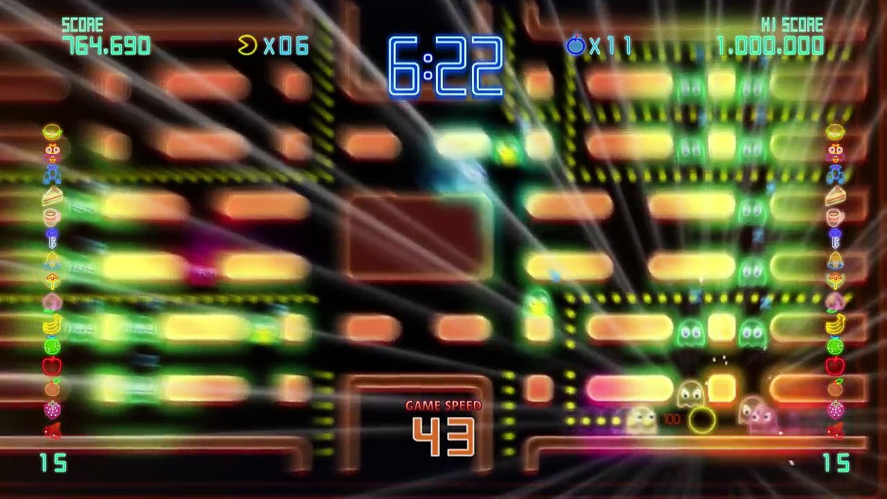 Pac-Man Championship Edition DX+ Random Gameplay