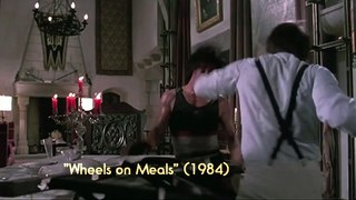 Thomas (Jackie Chan) vs Thug #1 (Benny Urquidez) Wheels on Meals 1984