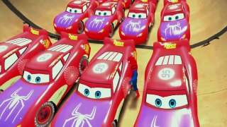 Spiderman Disney Cars Pixar Nursery Rhymes With Lightning McQueen Guido Songs for Children