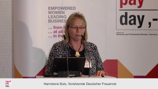 Hannelore Buls, Vorsitzende Deutscher Frauenrat | EPD Auftaktforum am 05.11.2014 im BMFSFJ, Berlin